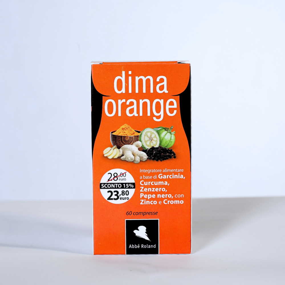 Dima Orange – Weight Control with Curcumin & Garcinia – 60 tablets