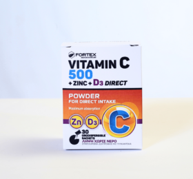 Βιταμίνη C 500 Direct – Τόνωση Ανοσοποιητικου και ενέργειας με Ψευδάργυρο & Βιταμίνη D