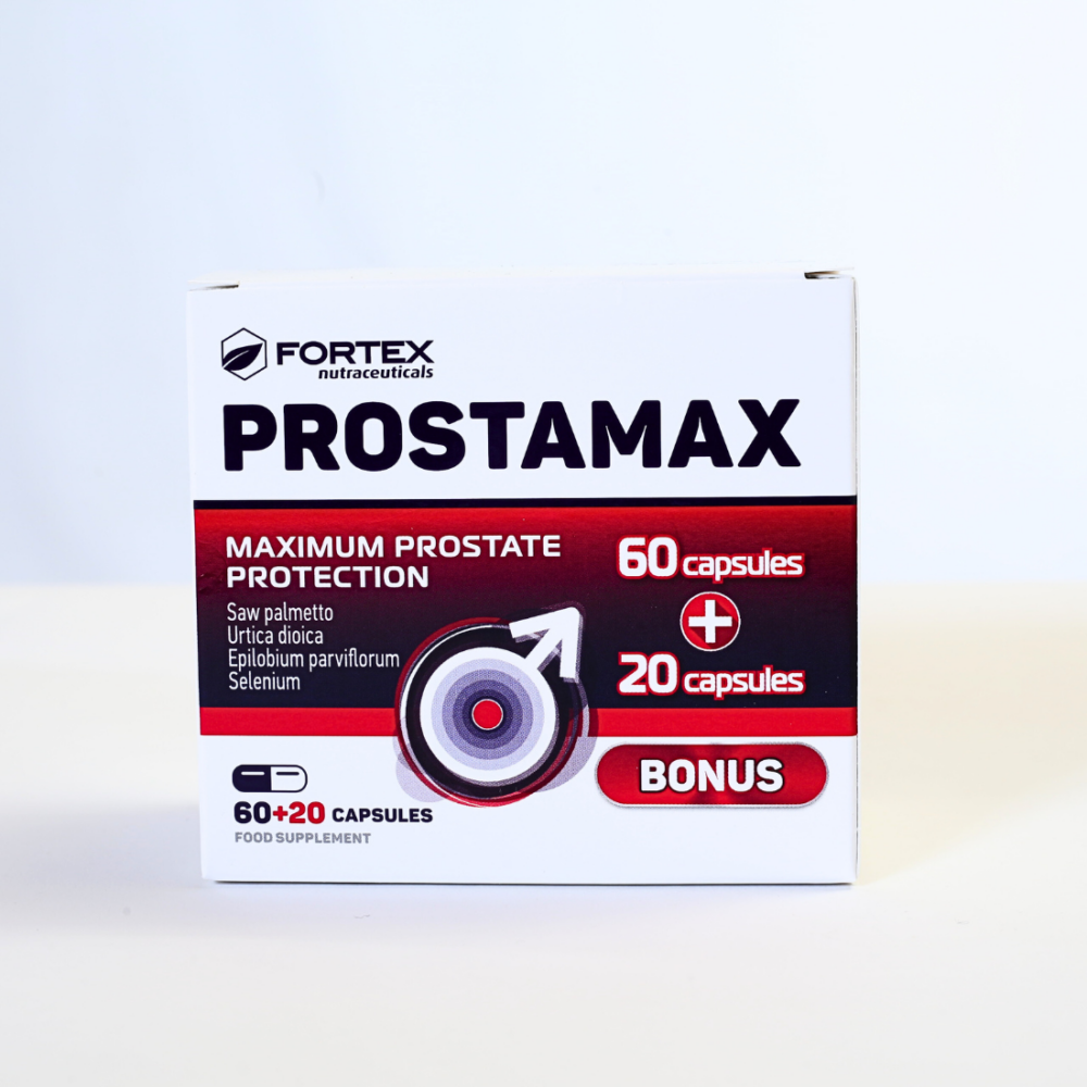 Prostamax – Herbal Active Substances & Minerals for the Prostate Gland [60+20 caps]
