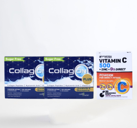 ΠΡΟΣΦΟΡΑ – CollagON PLUS x2 συσκευασίες + ΔΩΡΟ Vitamin C Direct 500
